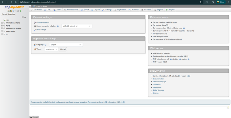 File:Phpmyadmin dashboard.png